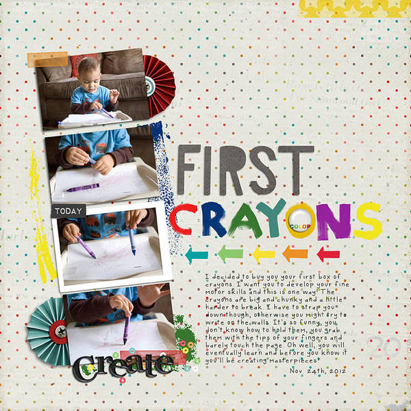 First Crayons