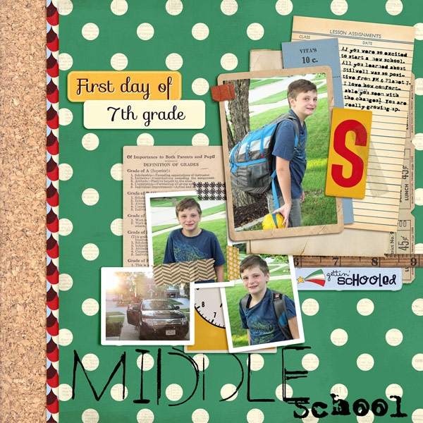 First Day of 7th Grade