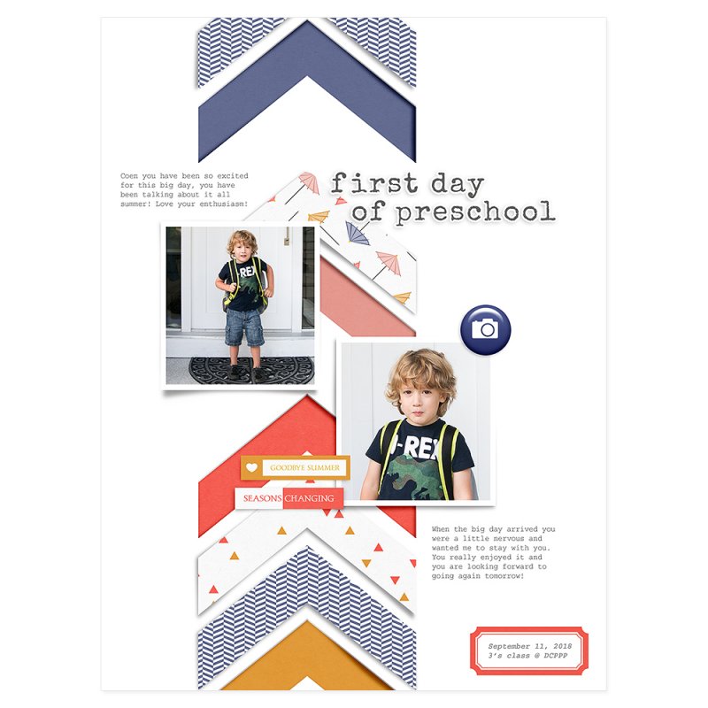 First day of preschool