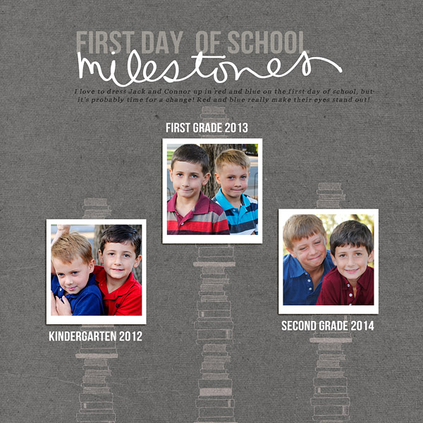First Day of School Milestones