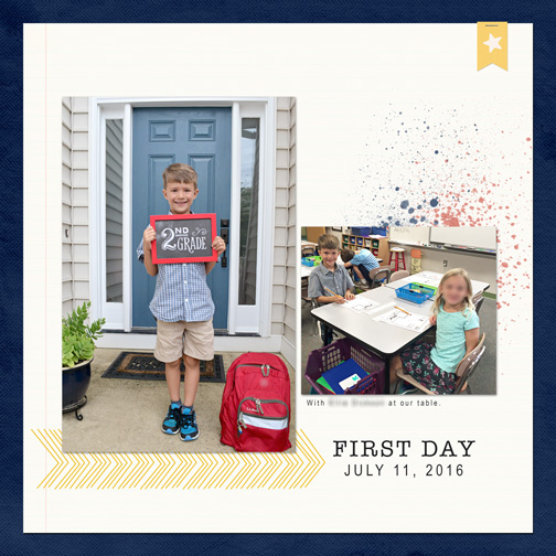 First Day: Second Grade