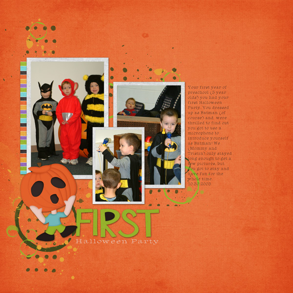 First Halloween Party