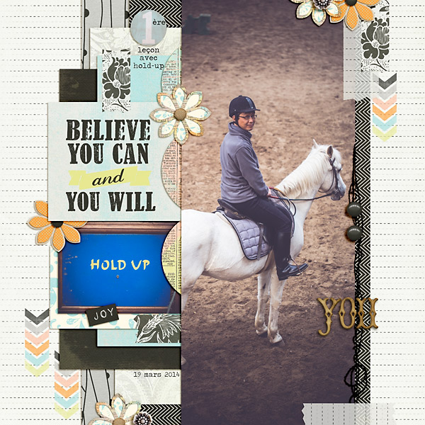 First horse riding lesson