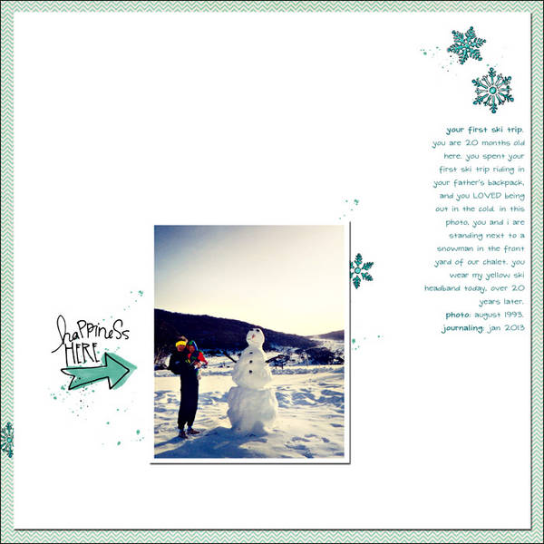first ski trip