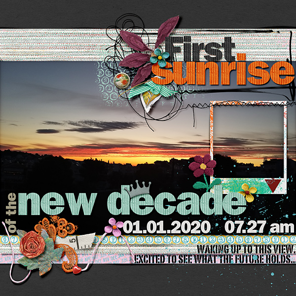 First sunrise of the new decade
