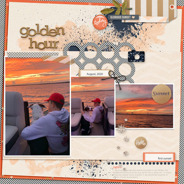 First sunset