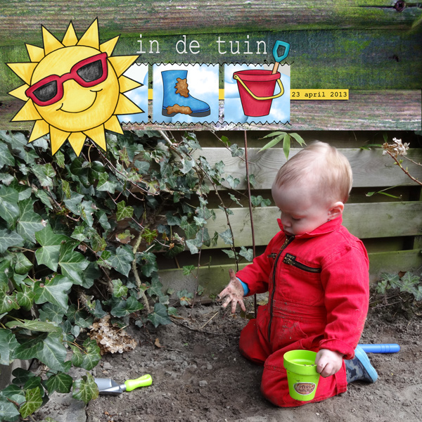 First time in the garden