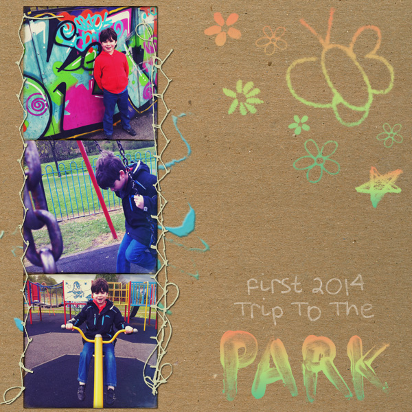 first trip at the park 2014