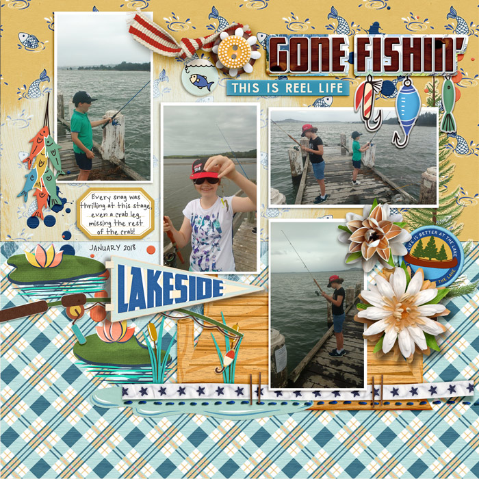 fishing at the lake