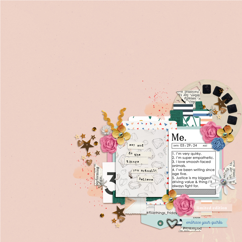 Five Things Friday (5 Things About Me)