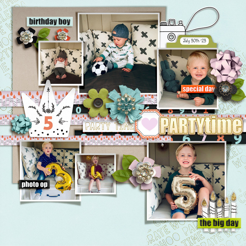 Five Years Of Birthday Photos