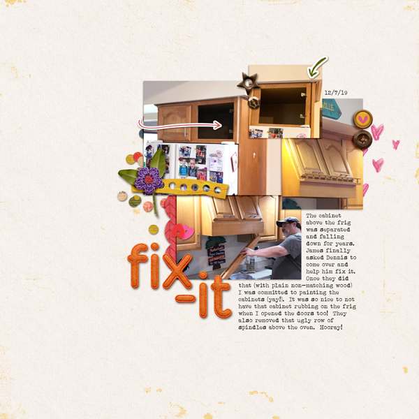 Fixing Kitchen Cabinet
