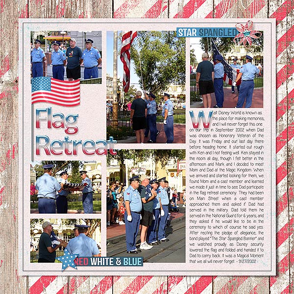 flag retreat