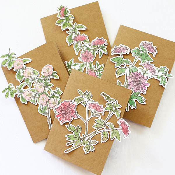 Floral Card Set