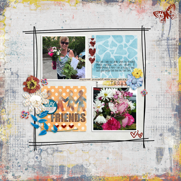 flowers from friends