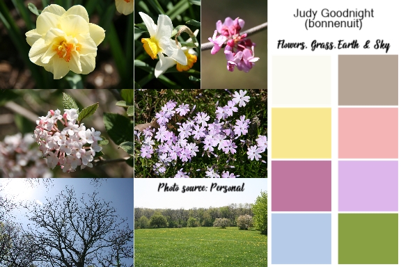 Flowers, Grass, Earth & Sky Color Palette