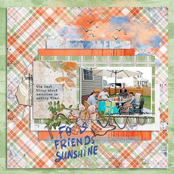 food friends sunshine