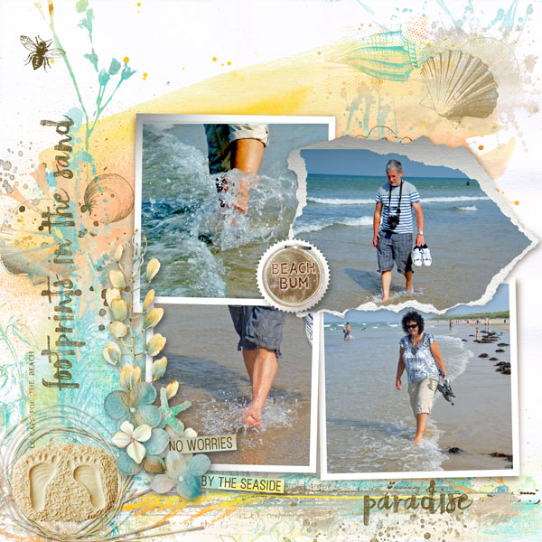 Footprints in the sand