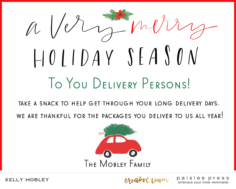 For You Delivery Drivers