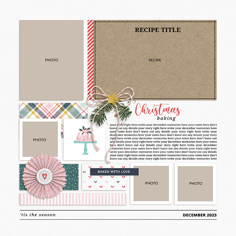 Foundation Page: Christmas Baking