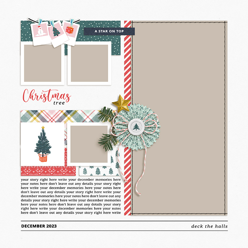 Foundation Page: Christmas Tree
