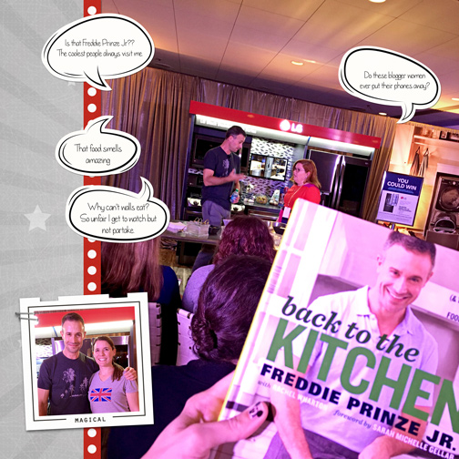 Freddie Prinze Jr Cooking Demo (MOC 2017-23)