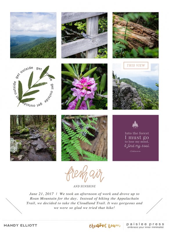 Fresh Air | 8.5x11 Digital Page