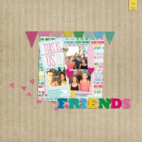Friends - White Space Challenge