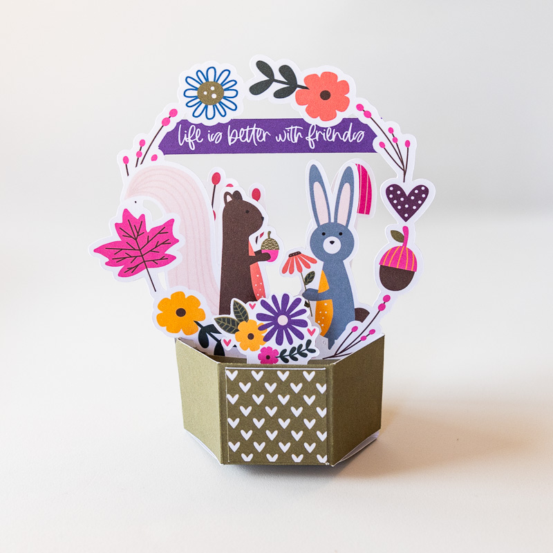 Friendship Pop-up Card (hybrid)