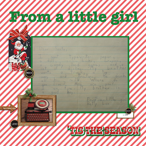 From a little girl