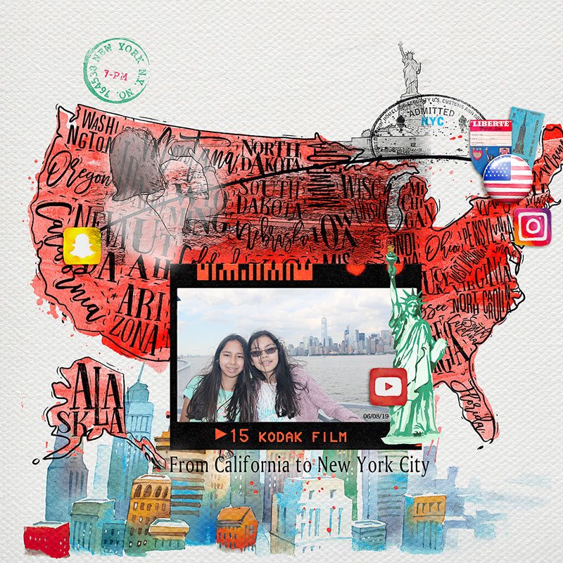 From California to New York