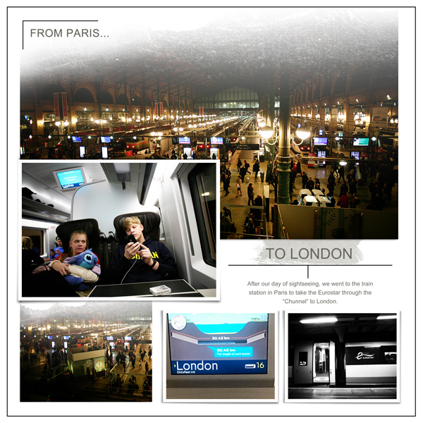 From Paris to London