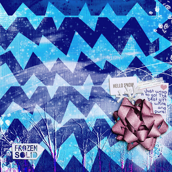 frozen solid