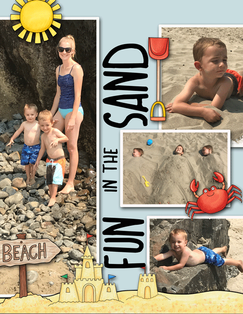 Fun in the sand