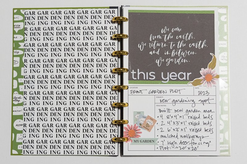 Gardening Journal | Hybrid Project from the TLP Blog
