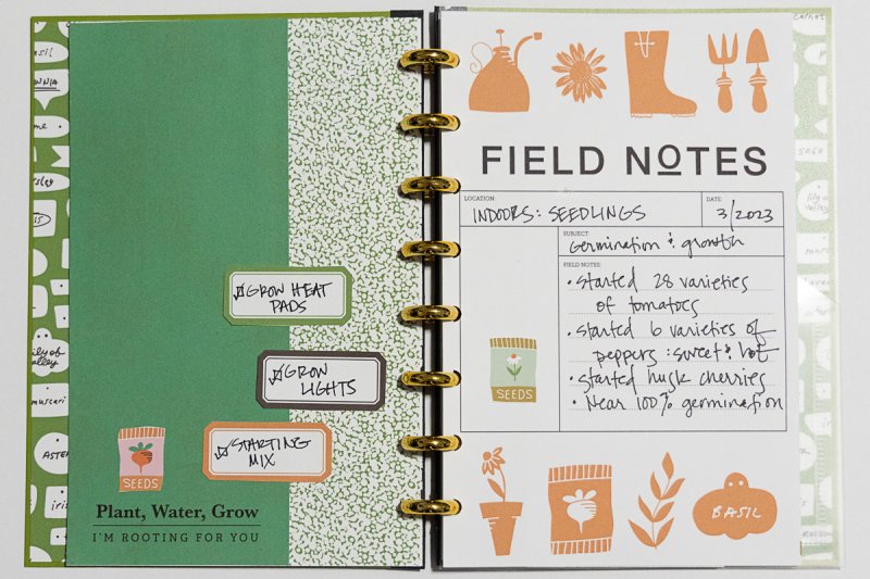 Gardening Journal | Hybrid Project from the TLP Blog