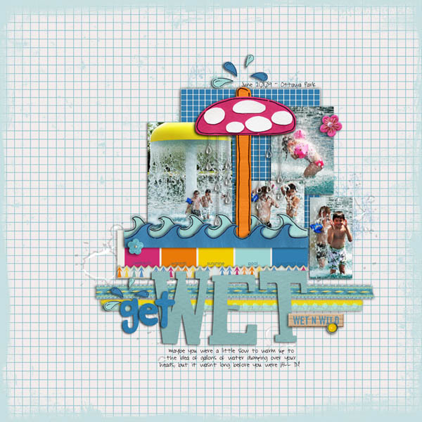 get wet