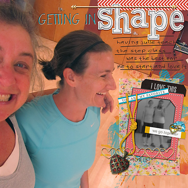getting in shape with my best friend!