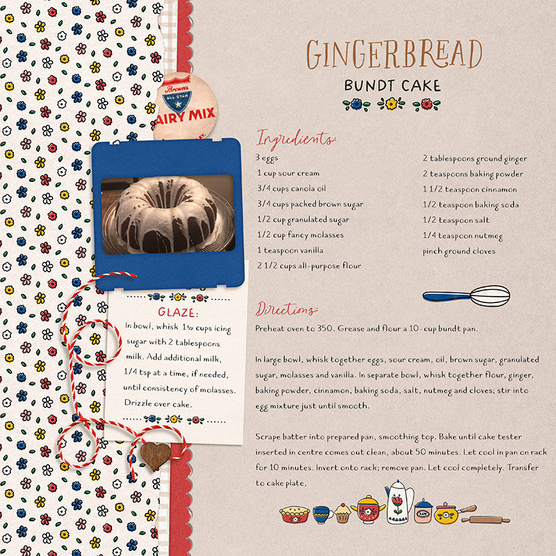 Gingerbread Bundt Cake