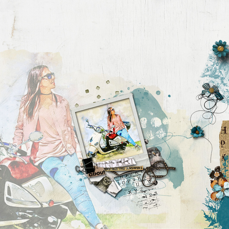 girl and bike