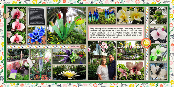 Glass Art Exhibit at Phipps Conservatory