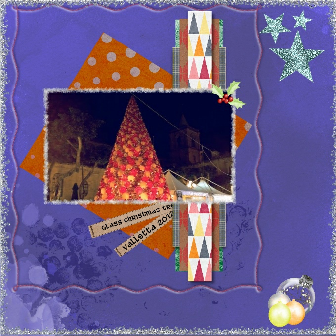 Glass bauble christmas tree/slow scrap