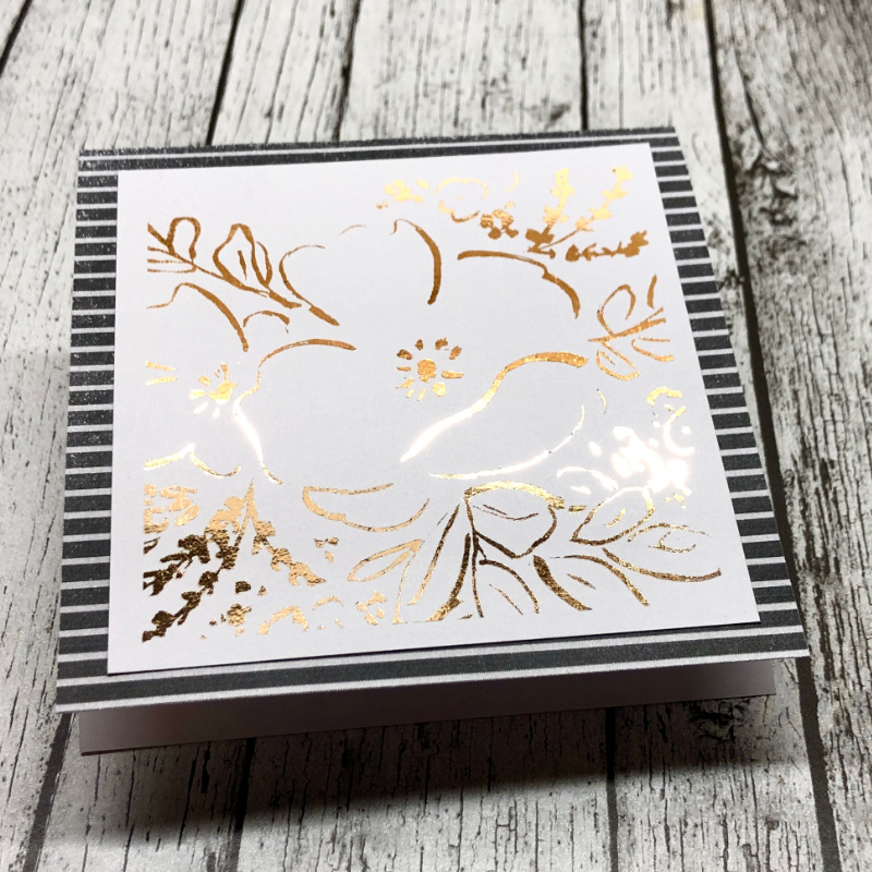 Gold foiled birthday card - hybrid
