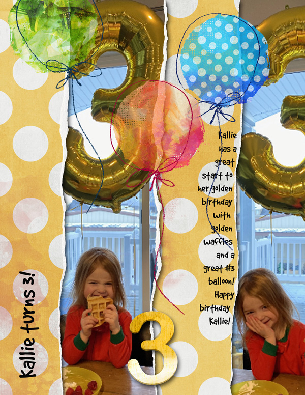 Golden Birthday Breakfast