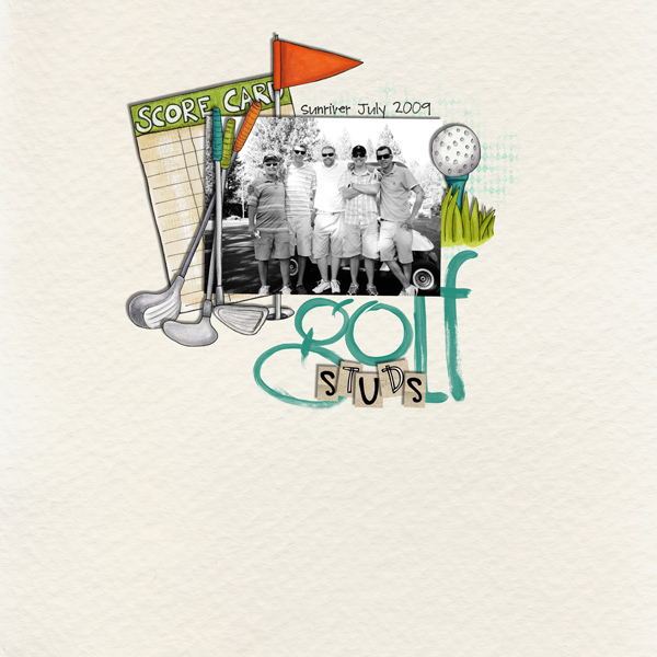 Golf Studs