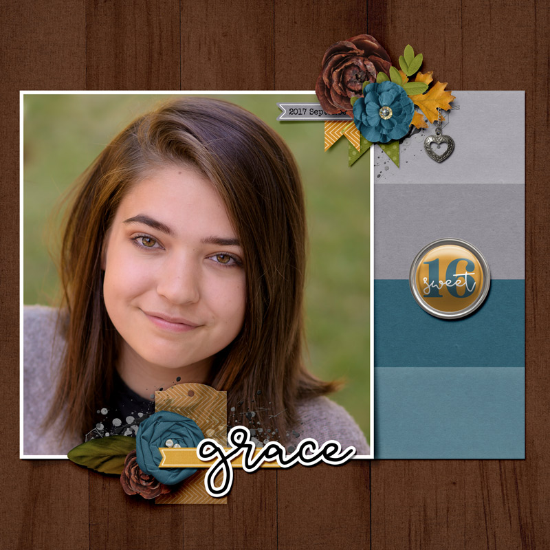 Grace: Sweet 16 (Scraplift Challenge)