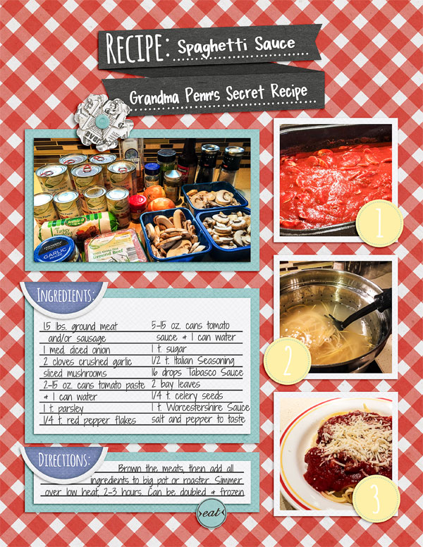 Grandma's Spaghetti Sauce Recipe