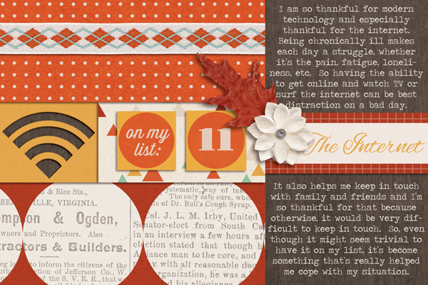 Gratitude Journal Mini Album Page 11