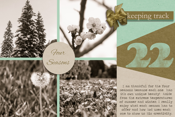 Gratitude Journal Mini Album Page 22