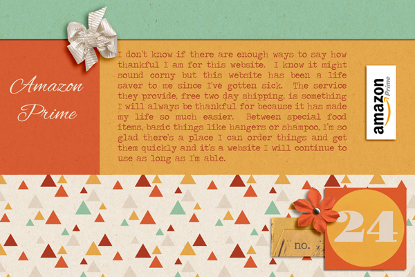Gratitude Journal Mini Album Page 24